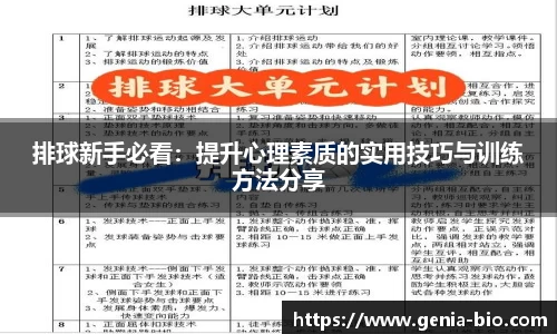 排球新手必看：提升心理素质的实用技巧与训练方法分享